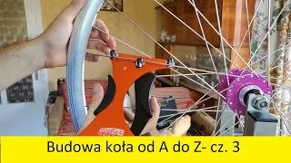 budowa koła rowerowego od A do Z- cz.3 naciąganie szprych