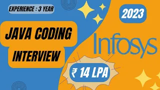 Infosys Coding Interview Questions | Infosys Interview 2023 , CTC:14 LPA | Java Interview Questions
