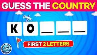 Can You Guess The Countries By First 2 Letters? 🤔 ASIAN COUNTRIES 🌏 Country Quiz 🗺️