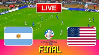 ARGENTINA vs USA - Copa America 2024 Final | Full Match All Goals | Live Football Match
