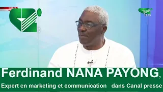 🟢[REPLAY] Ferdinand NANA PAYONG dans Canal Presse