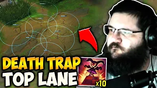 PINK WARD TURNS TOP LANE INTO A DEATH TRAP! (SOLO KILL ANYONE)