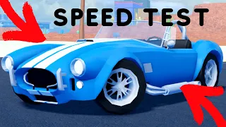 The Limited Shell Classic Is The New Fastest Vehicle?! | Roblox Jailbreak Speed Test!