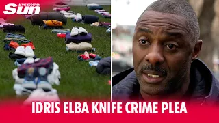 Idris Elba plea for focus on tackling knife crime & banning zombie knives