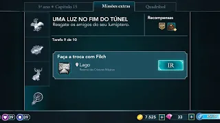 Missões Extras UMA LUZ NO FIM DO TÚNEL Conjunto de Tarefa 9 de 10 #hogwartsmystery