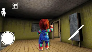 Playing as "CHUCKY" in Granny Chapter Two || Granny 2 Outwitt Mod Menu