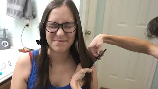 HUSBAND CUTS MY HAIR | Quarantine Haircut