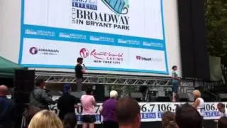 Evita in Bryant Park. Max von Essen