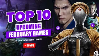 Top 10 New Upcoming Games February 2023