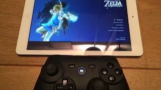 Playing Zelda (Breath Of The Wild) on ipad