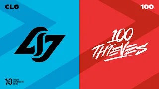 CLG vs. 100 - Week 5 Day 2 | LCS Spring Split | Counter Logic Gaming vs. 100 Thieves (2022)