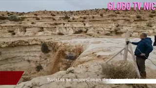 NACE RÍO EN DESIERTO DEL NEGUEV EN ISRAEL