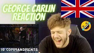 George Carlin - The 10 Commandments Reaction 🇬🇧Brit Reacts