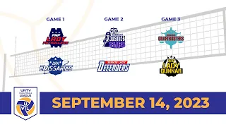 UNTV Volleyball League Elims: Full Game Triple Header, Paco Arena, Manila | Sept. 14, 2023