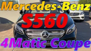 2021 Mercedes Benz S560 Coupe 4Matic  |  AMG Line Package  |  4.0L V8  |  BiTurbo  |  463 HP  |  9A