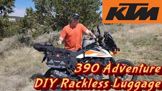 KTM 390 Adventure DIY Rackless Luggage Solution