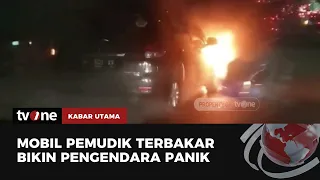 Berkobar, Mobil Pemudik Terbakar di Ruas Tol Tomang | Kabar Utama tvOne