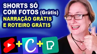 Ganhar Dinheiro com Youtube Shorts SÓ COM FOTOS [ROTEIRO e NARRAÇÃO TUDO GRÁTIS]