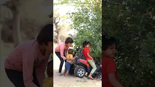 Sister brother and Car 🚘 village family life #shorts #viral #sister #funny