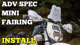 FE501 Build E02 - Adventure Spec Mini Fairing - How To Install