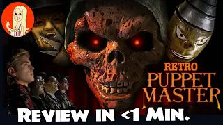 Retro Puppet Master Reviewed in Under a Minute - The Fangirl #Shorts