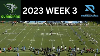 FULL XFL 2023 Week 3 Orlando Guardians VS Arlington Renegades