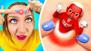 Si l’ACNÉ et le MAQUILLAGE étaient des HUMAINS | 15 situations familières par LALAL’R Emoji