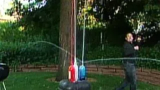 Patriotic Mentos Geyser - 4th of July Cool Science Experiment