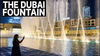 Walk to THE DUBAI FOUNTAIN | 4K | Dubai Tourist Attraction