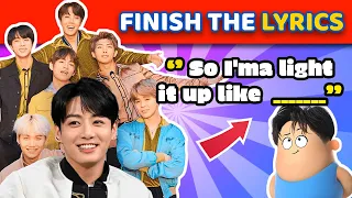 🌟The Ultimate BTS Lyrics Challenge! 🎤 | Can You Name These K-Pop Songs? 🌟