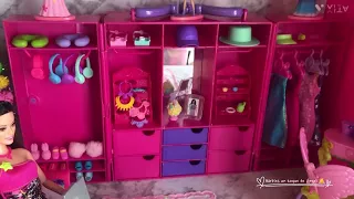 Tour por el cuarto closet de mis Barbies 👩🏽👩‍🦰👩🏼‍🦱👩🏼‍🦳.