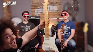 Blindfold Fender Strat Challenge - Can We Tell a £300 Guitar from a £3000 one?!?