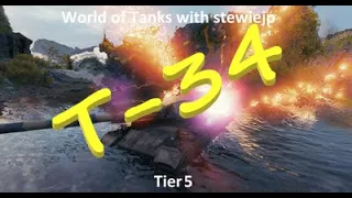 World of Tanks - T-34 Tier 5 Russian Medium - 3 Mark Game - Huntsman!