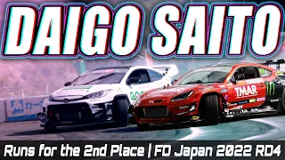 DAIGO SAITO Runs for the 2nd Place | FD Japan 2022 | Round 4 (OKUIBUKI)