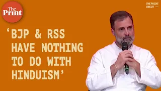 There is nothing 'Hindu' about what BJP does'-Congress MP Rahul Gandhi atSciences POUniversity,Paris