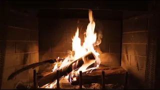 Feu de cheminée merveilleux - sons naturels - foyer zen, cocooning, relaxant