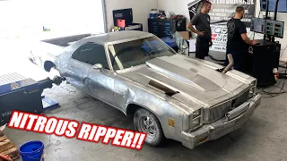 How Much Horsepower Can Demo Ranch's 427 LS Swapped EL CHROMINO Make?? (Hub Dyno!)