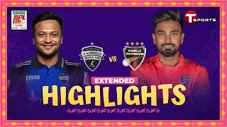 Extended Highlights | Comilla Victorians vs Rangpur Riders, 40th Match | BPL 2024 | T Sports