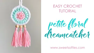 CROCHET DREAMCATCHER || Easy DIY Tutorial + Free Crochet Pattern for Beginners