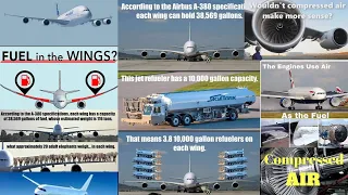 Airplanes use Compressed Air Free Energy as Fuel?