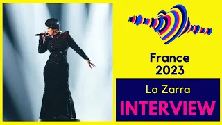 Eurovision 2023 France: La Zarra - Interview in Liverpool