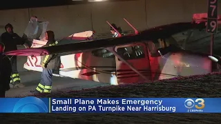 Small Plane Lands On Pennsylvania Turnpike Near Harrisburg