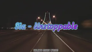 Sia - Unstoppable Lyrics traduction en français