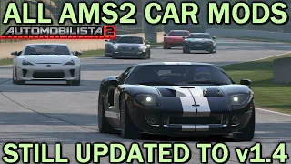 RACING the AMS2 CAR MODS that have been UPDATED to v1 4