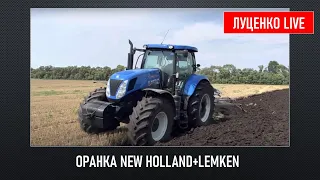 Оранка New Holland+Lemken #фермер #newholland #пшениця #lemken