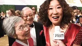 Sandra Oh Brought Her Parents to the Emmys