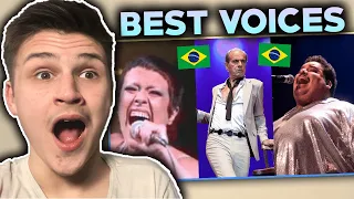 BRAZIL'S GREATEST VOICES of ALL TIMES ! |🇬🇧UK Reaction
