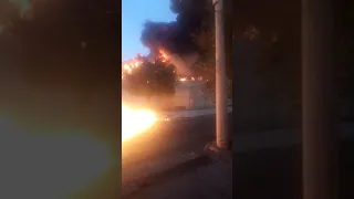 Incendio fabrica de tintas em Betim