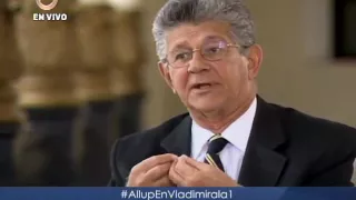 Ramos Allup: El Presidente no puede suspender la inmunidad de un parlamentario
