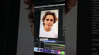 Превращаем 2Д Фото в 3Д Анимацию в After Effects #aftereffects #афтерэффектс #photoshop #фотошоп
